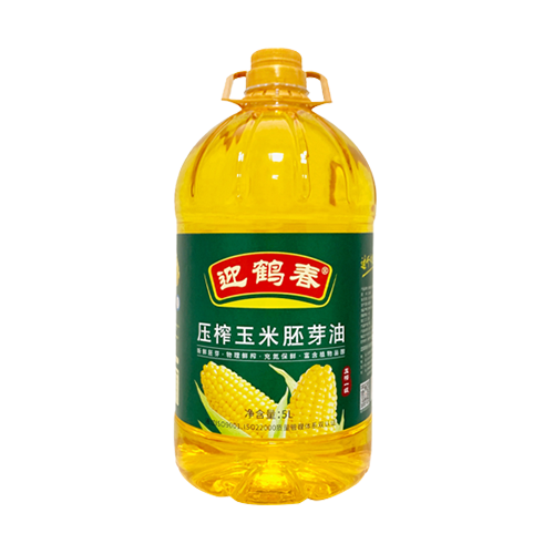 迎鹤春 压榨玉米胚芽油 5L/桶