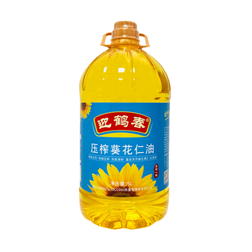 迎鹤春 压榨葵花仁油 5L/桶