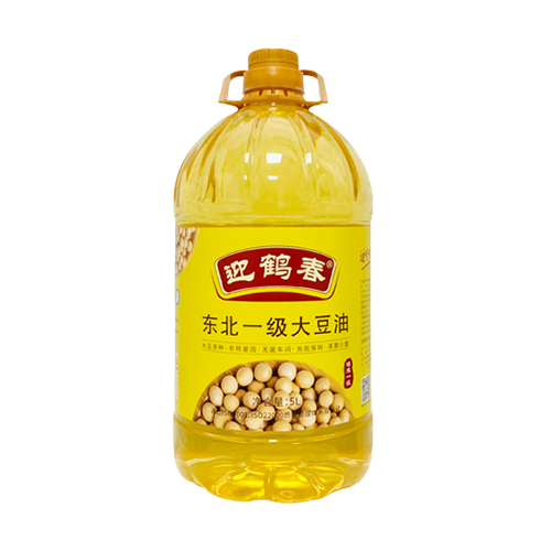 迎鹤春 东北一级大豆油 5L/桶