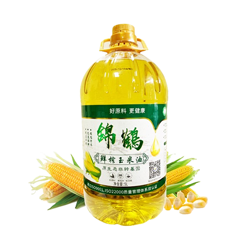 锦鹤 鲜榨玉米油 5L/桶