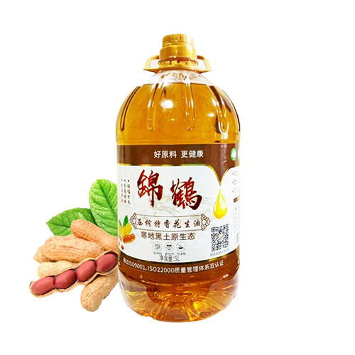 锦鹤 特香压榨花生油 5L/桶